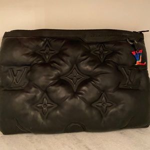 Louise Vuitton pouf clutch